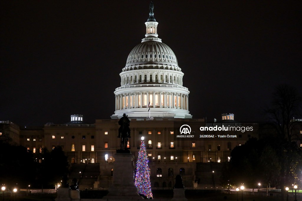 Capitol Christmas tree lighting ceremony in Washington DC