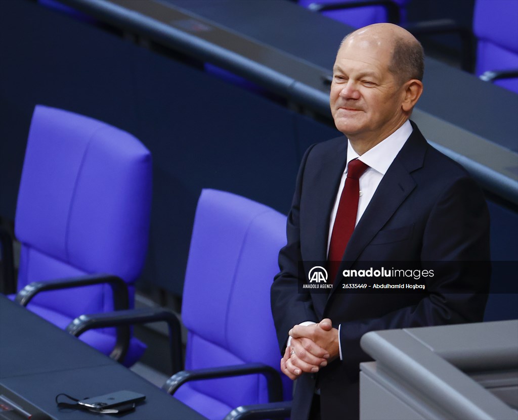 Olaf Scholz Sworn In As Germany’s New Chancellor | Anadolu Images