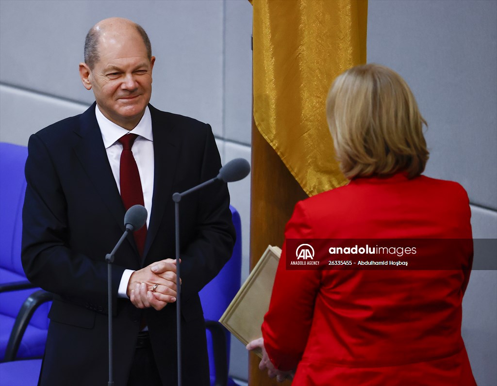 Olaf Scholz Sworn In As Germany’s New Chancellor | Anadolu Images