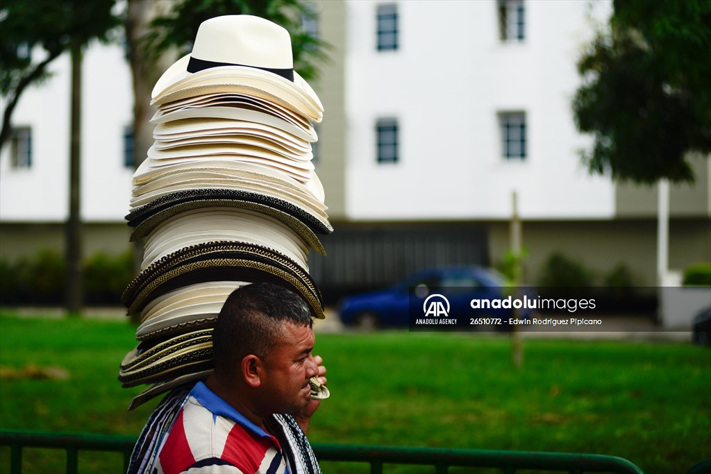 Vintage car parade at the Cali Fair in Colombia