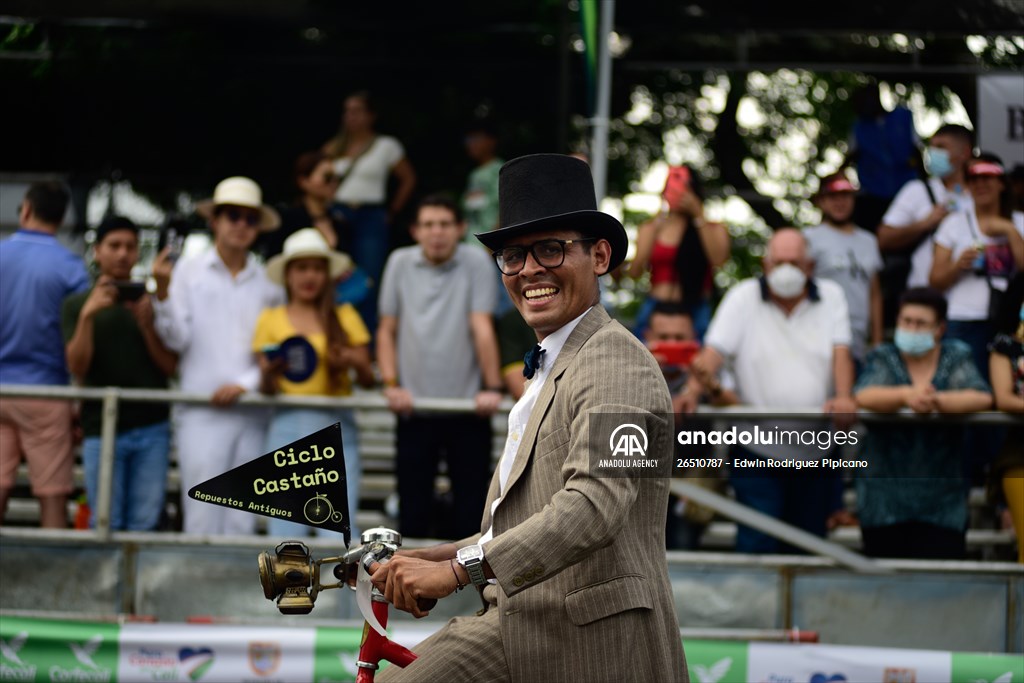 Vintage car parade at the Cali Fair in Colombia