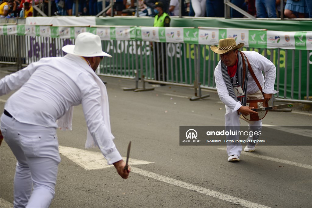 Vintage car parade at the Cali Fair in Colombia