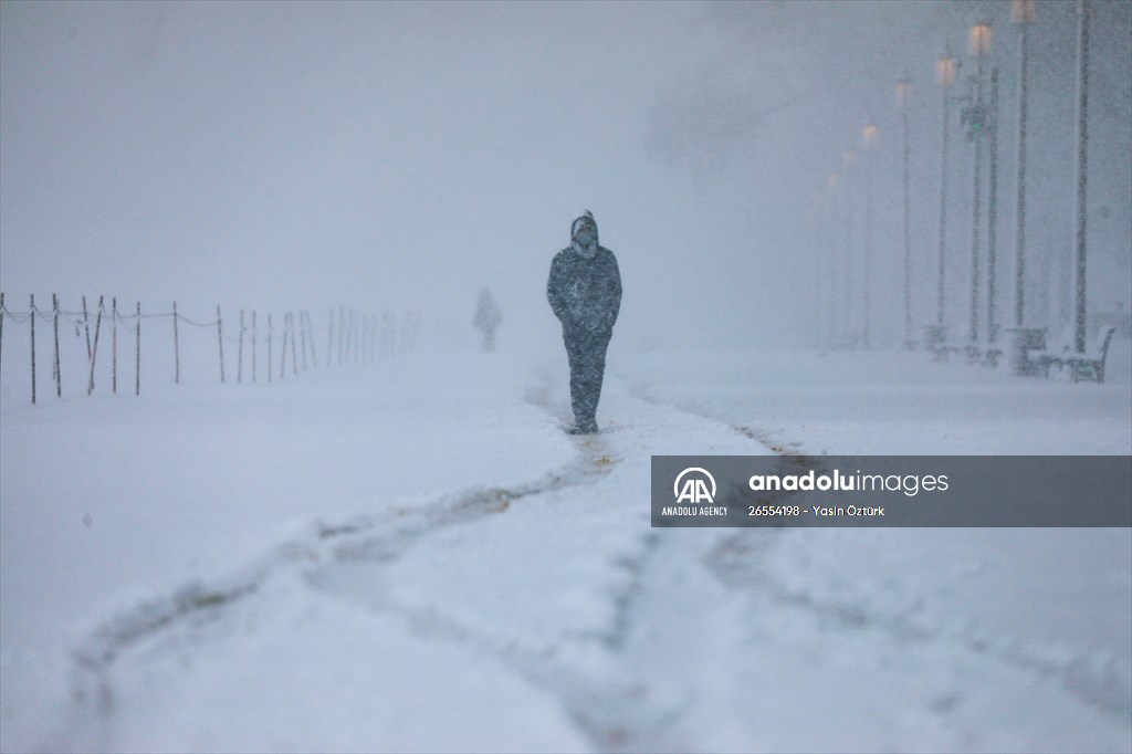 Winter storm in Washington DC