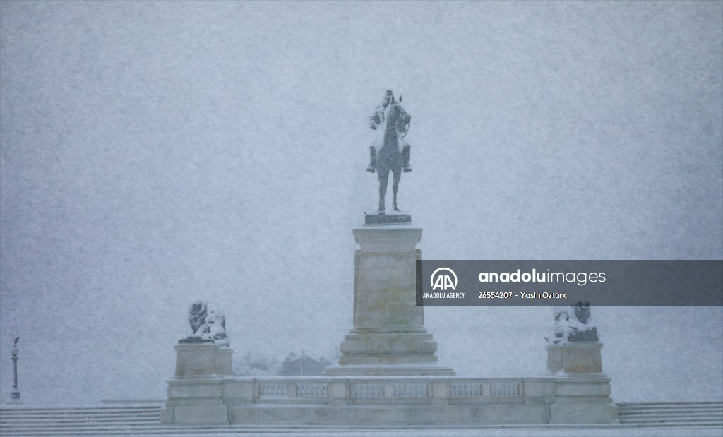 Winter storm in Washington DC