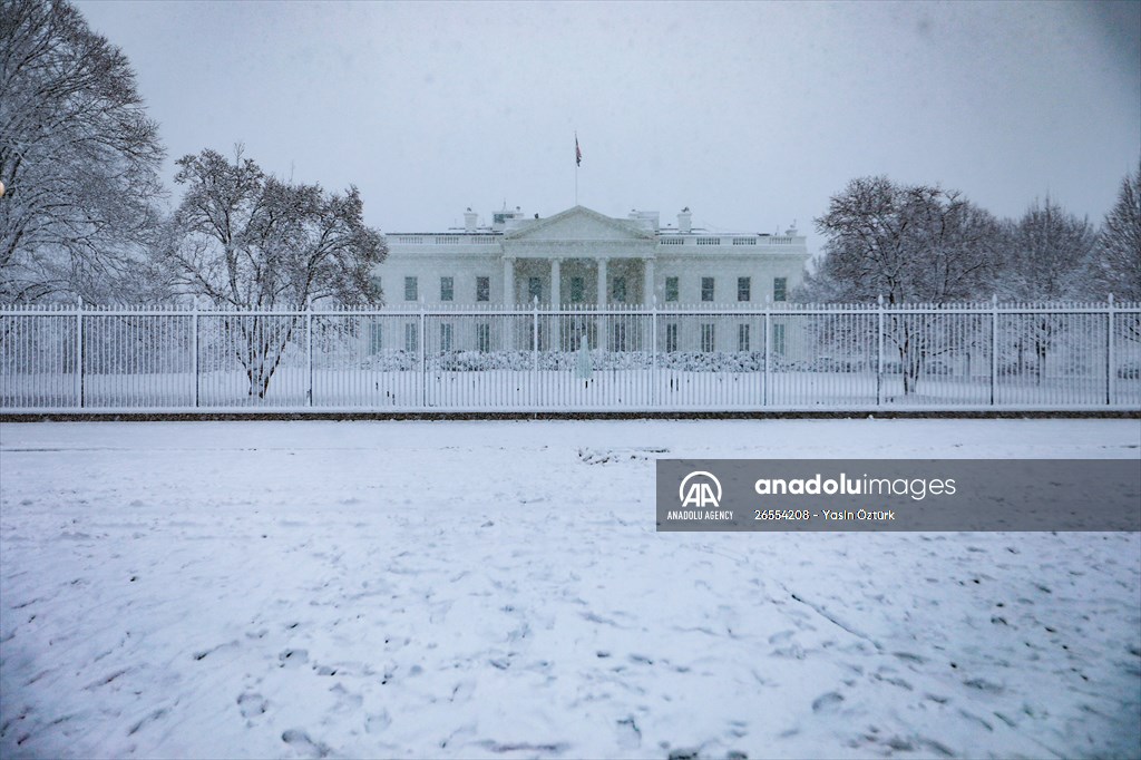 Winter storm in Washington DC