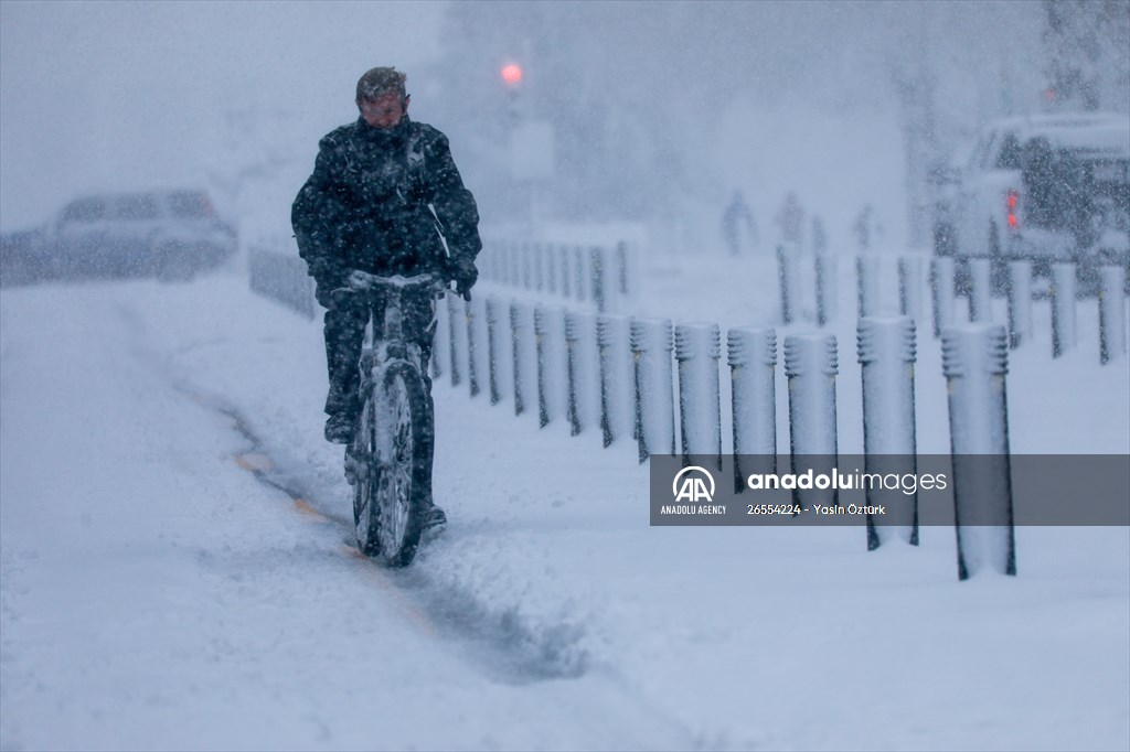 Winter storm in Washington DC