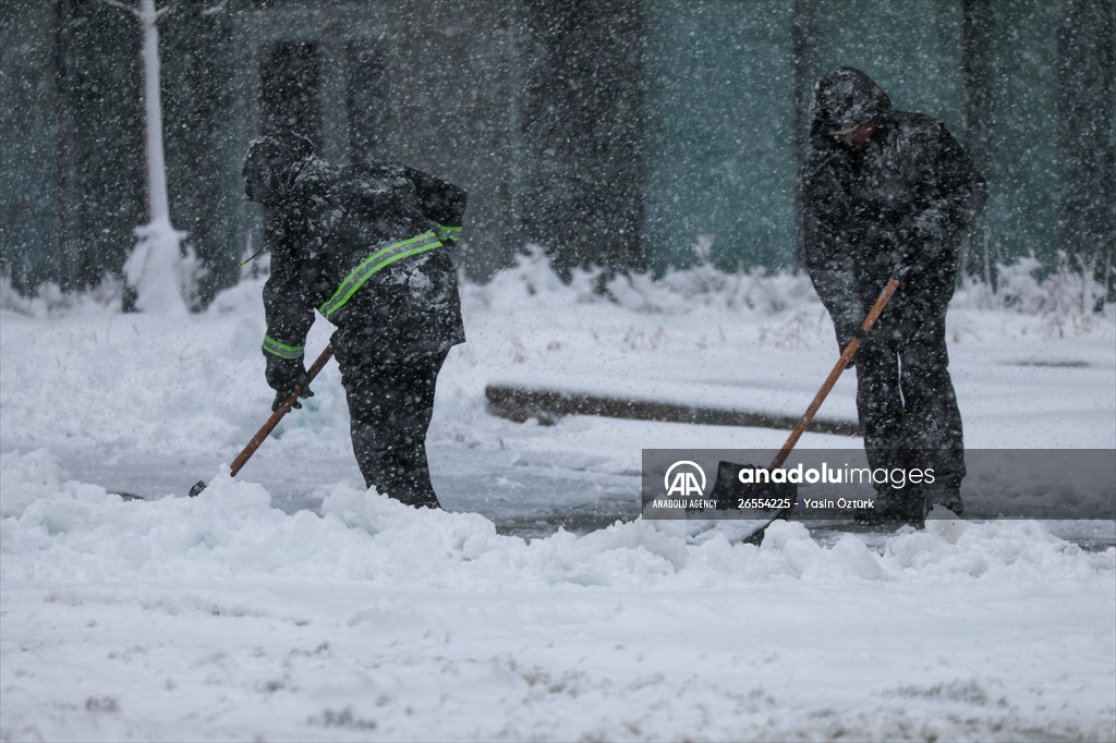 Winter storm in Washington DC