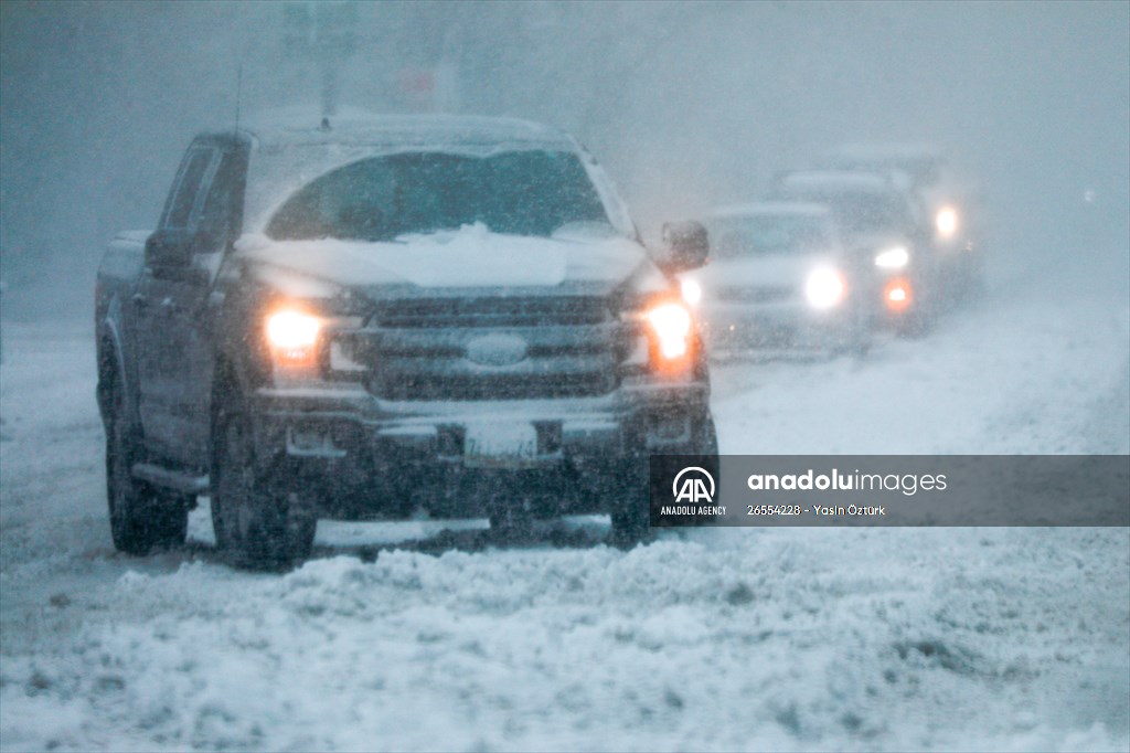 Winter storm in Washington DC