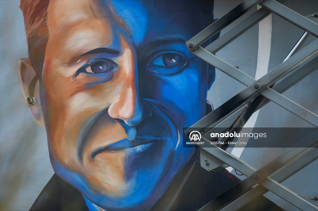 Giant mural dedicated to Michael Schumacher unveiled in Bosnia and Herzegovina