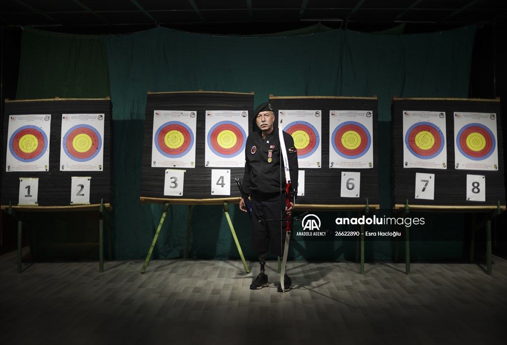 Members of "Veterans Disabled Sports Club" in Ankara