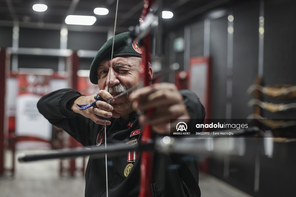 Members of "Veterans Disabled Sports Club" in Ankara