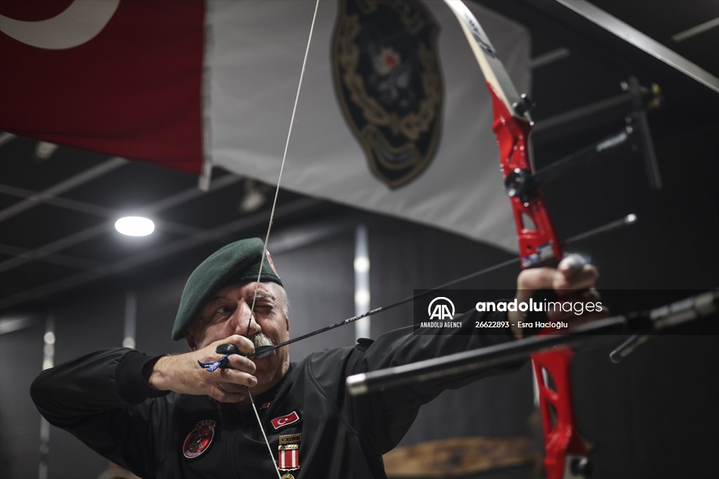 Members of "Veterans Disabled Sports Club" in Ankara