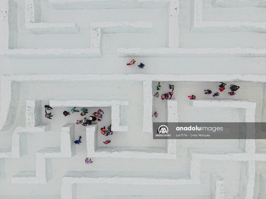 Biggest snow maze in the world goes ahead amid Omicron spread in