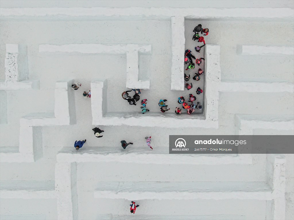 Biggest snow maze in the world goes ahead amid Omicron spread in