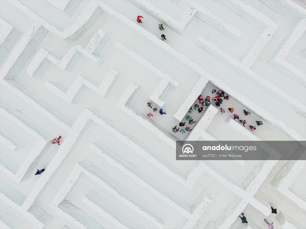Biggest snow maze in the world goes ahead amid Omicron spread in