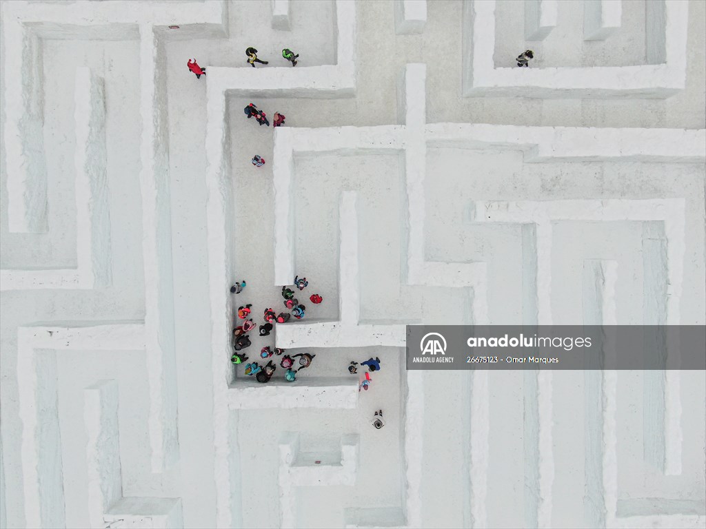 Biggest snow maze in the world goes ahead amid Omicron spread in