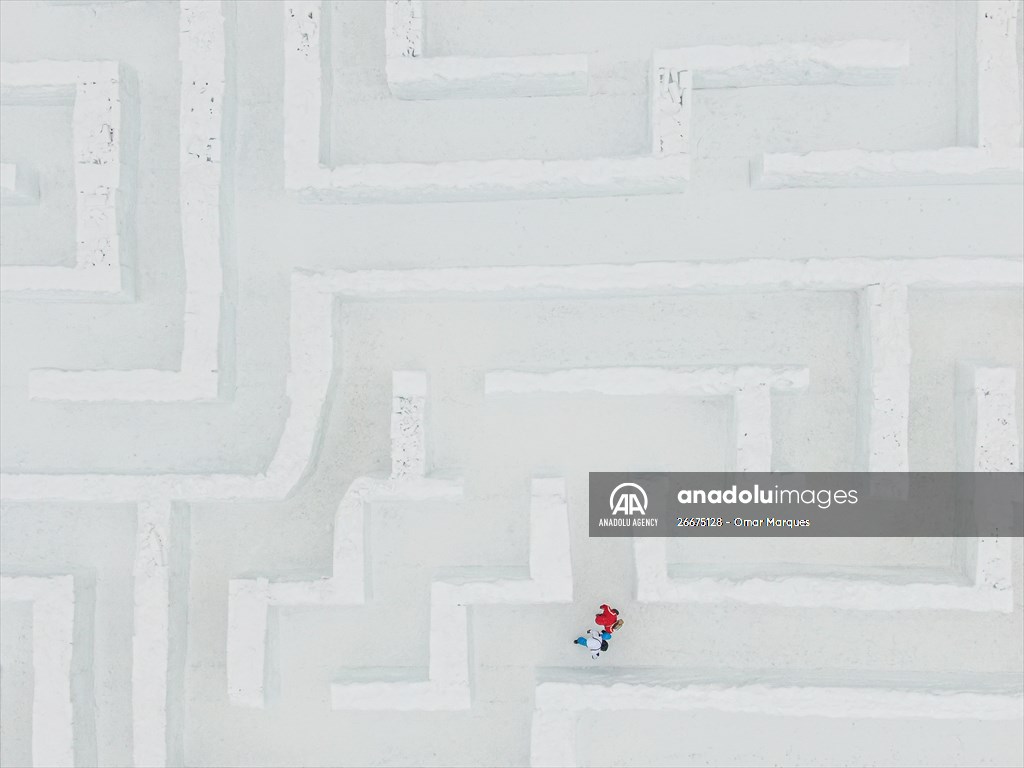 Biggest snow maze in the world goes ahead amid Omicron spread in