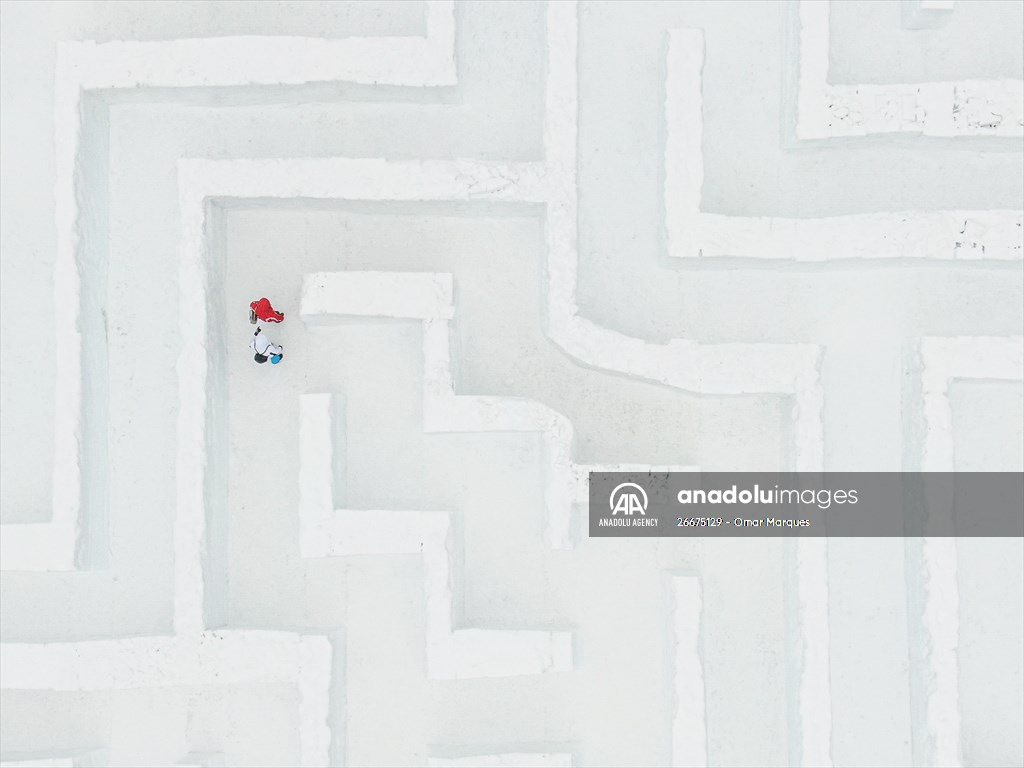 Biggest snow maze in the world goes ahead amid Omicron spread in