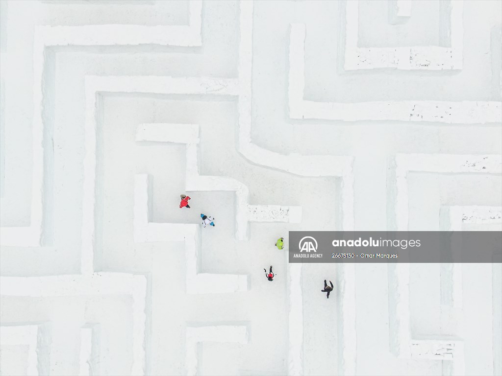 Biggest snow maze in the world goes ahead amid Omicron spread in