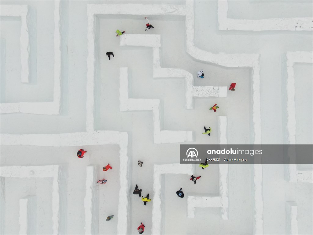 Biggest snow maze in the world goes ahead amid Omicron spread in