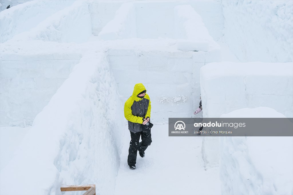 Biggest snow maze in the world goes ahead amid Omicron spread in