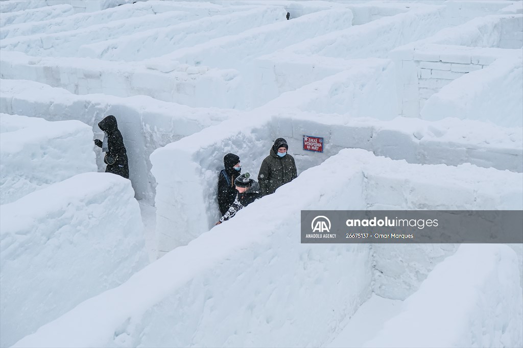 Biggest snow maze in the world goes ahead amid Omicron spread in