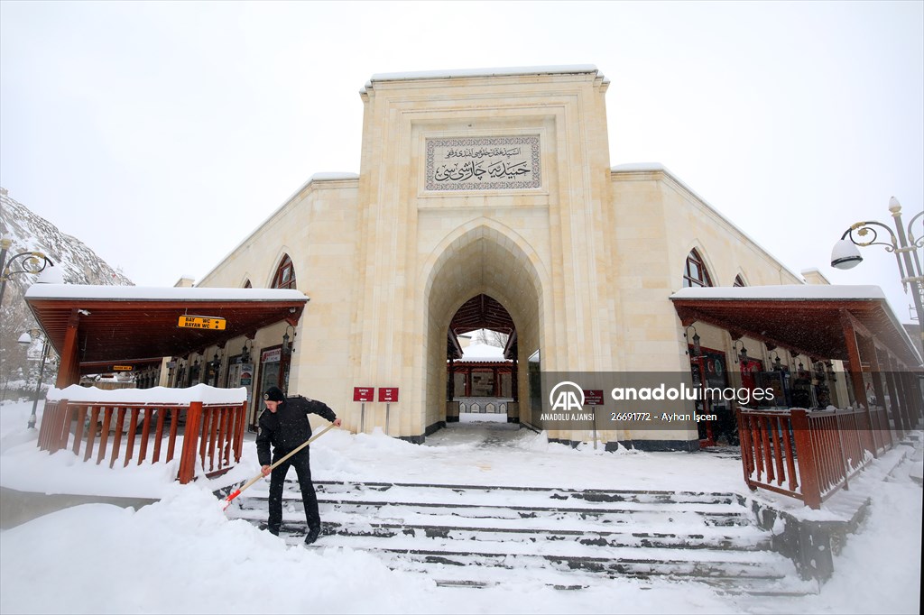 Malatya'da kar yağışı etkili oldu