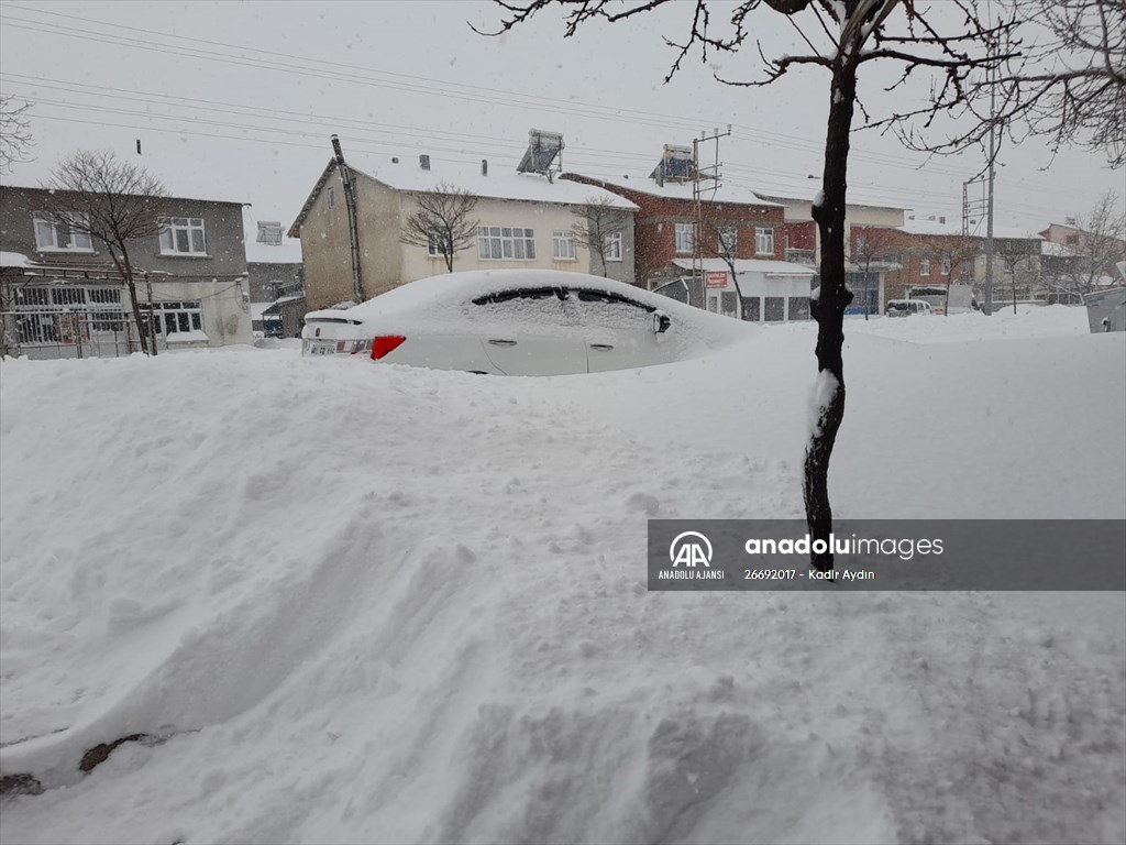 Malatya'da kar yağışı etkili oldu