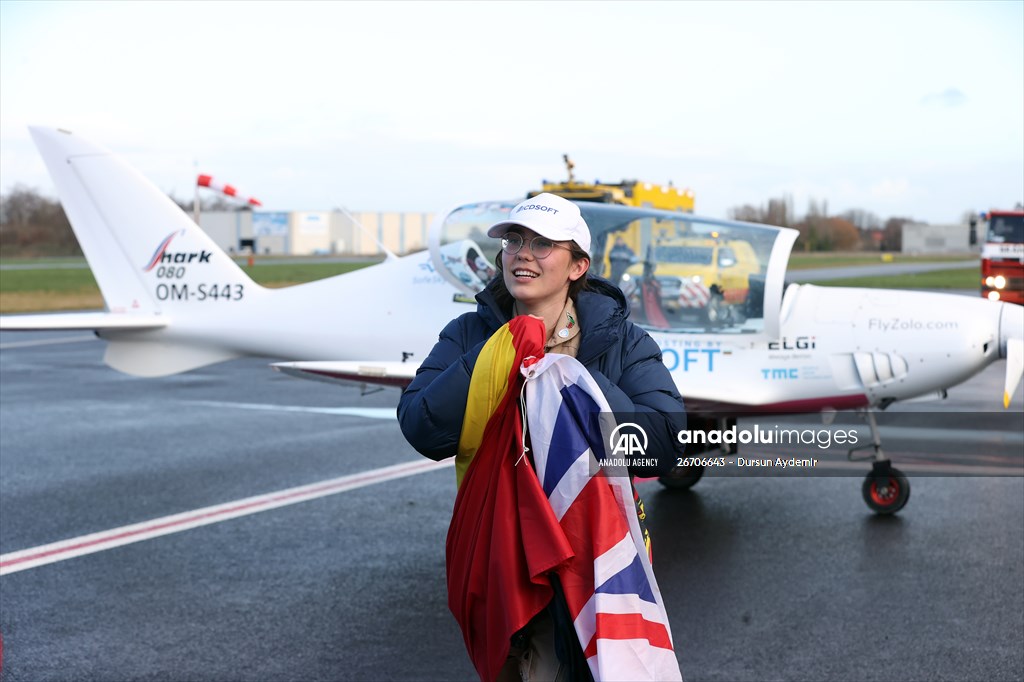 19-year-old woman pilot Zara Rutherford sets record for solo global flight