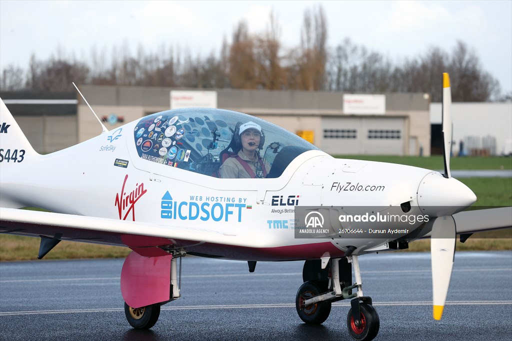 19-year-old woman pilot Zara Rutherford sets record for solo global flight