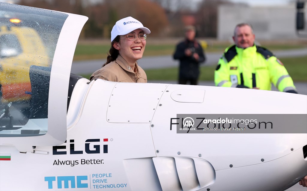 19-year-old woman pilot Zara Rutherford sets record for solo global flight