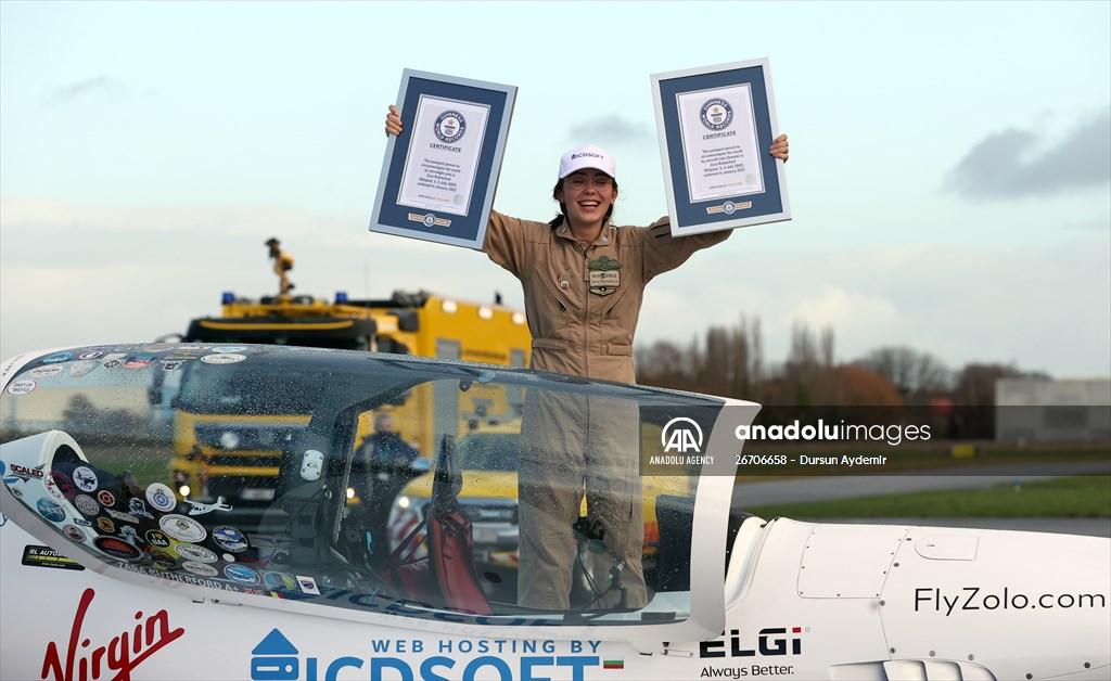 19-year-old woman pilot Zara Rutherford sets record for solo global flight