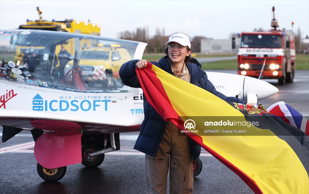 19-year-old woman pilot Zara Rutherford sets record for solo global flight