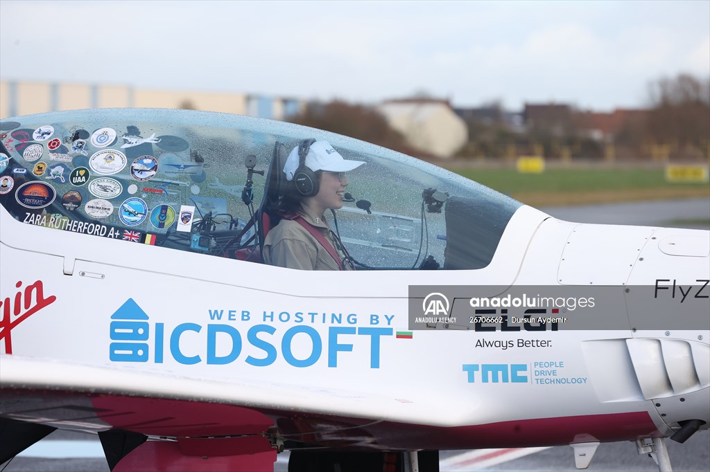 19-year-old woman pilot Zara Rutherford sets record for solo global flight