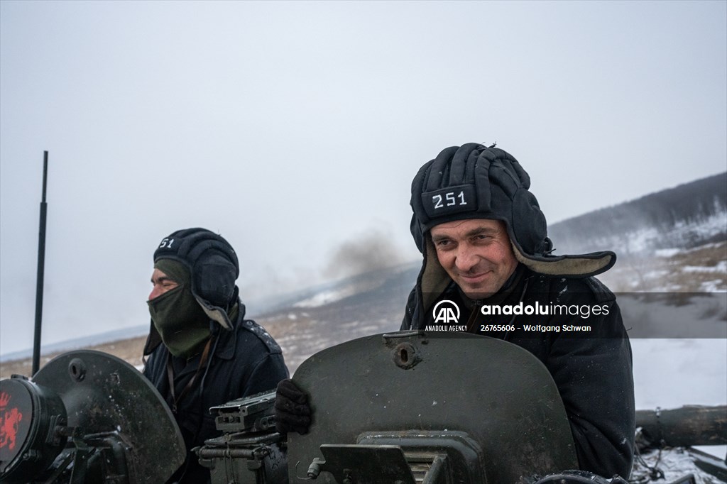 Ukrainian Servicemen of Mechanized Brigade