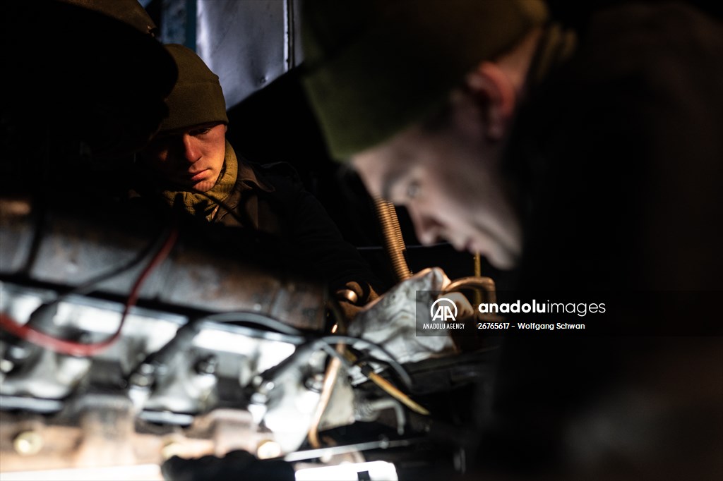 Ukrainian Servicemen of Mechanized Brigade