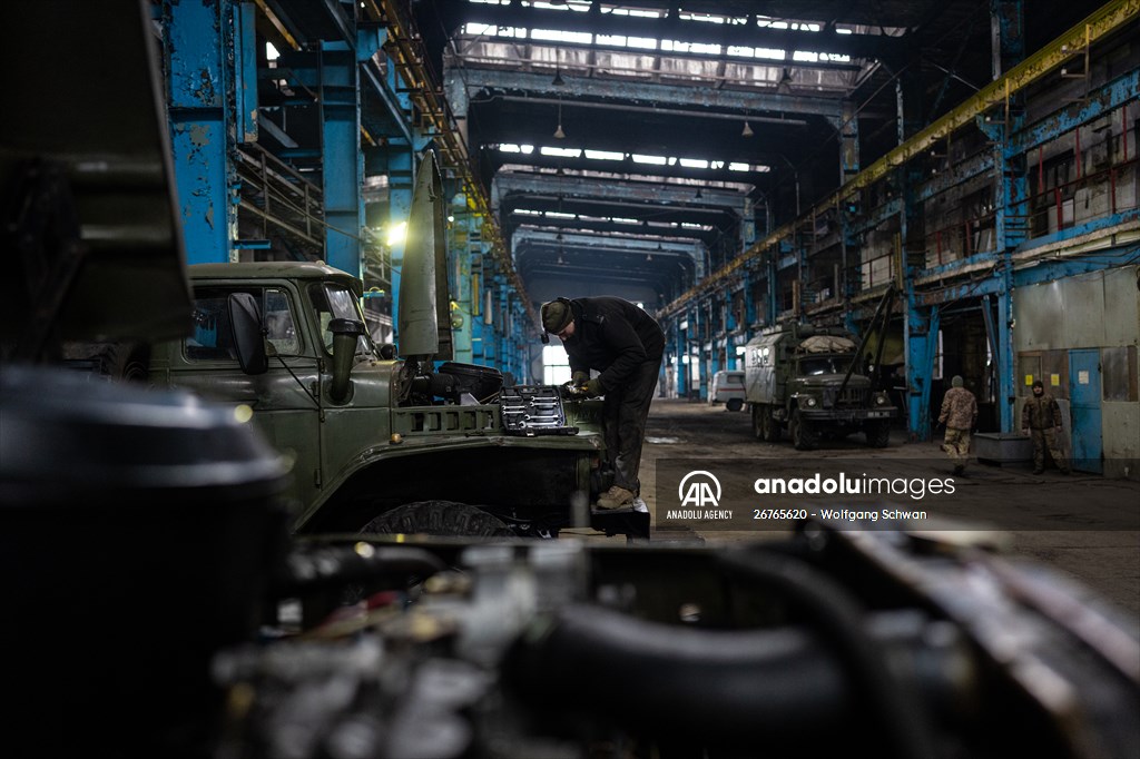 Ukrainian Servicemen of Mechanized Brigade