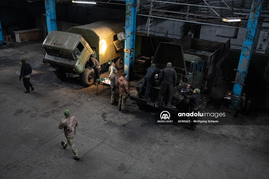 Ukrainian Servicemen of Mechanized Brigade