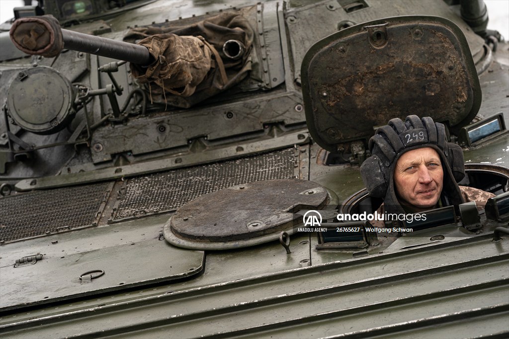 Ukrainian Servicemen of Mechanized Brigade