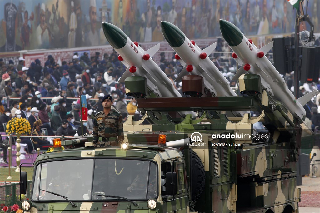 Indian Republic Day Parade in New Delhi