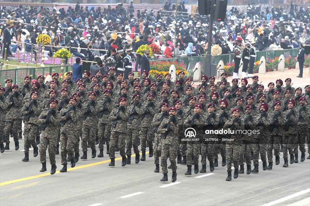 Indian Republic Day Parade in New Delhi