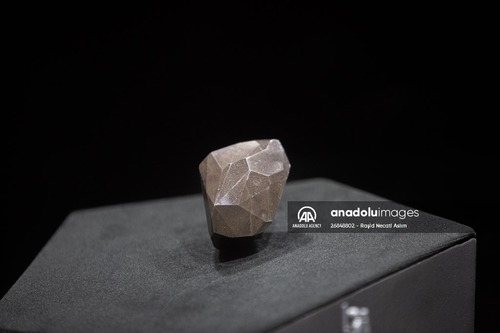 The 555.55 Carat Black Diamond entitled 'Enigma' at London Auctions