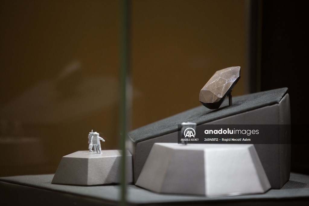 The 555.55 Carat Black Diamond entitled 'Enigma' at London Auctions