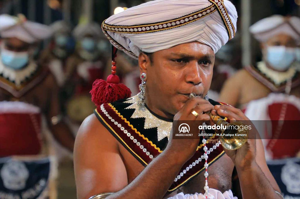 Navam Perahera religious procession in Sri Lanka