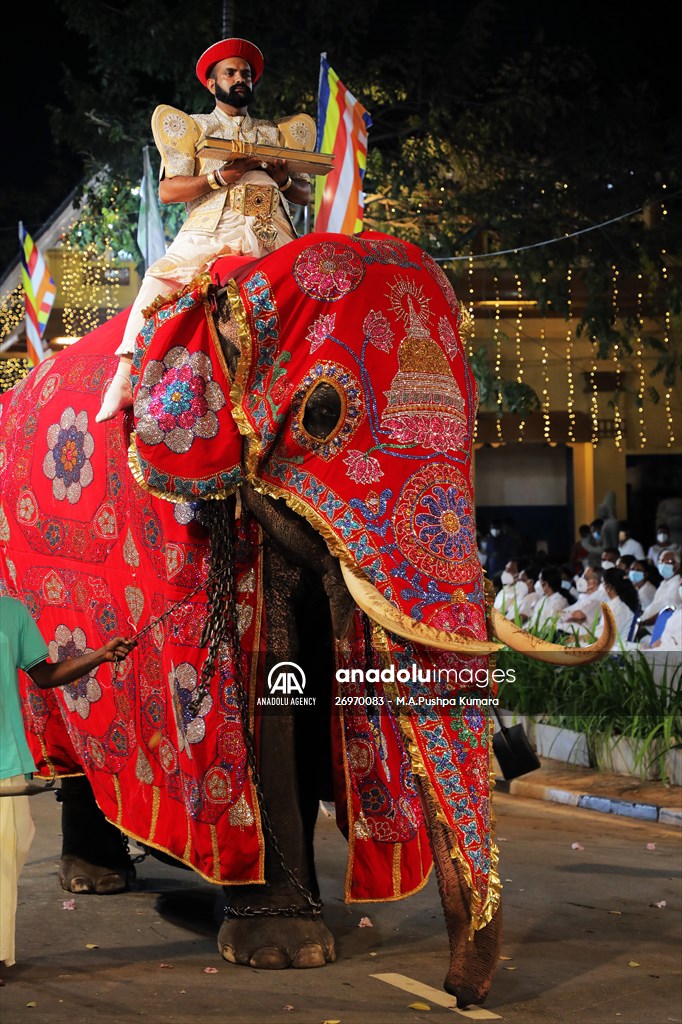 Navam Perahera religious procession in Sri Lanka