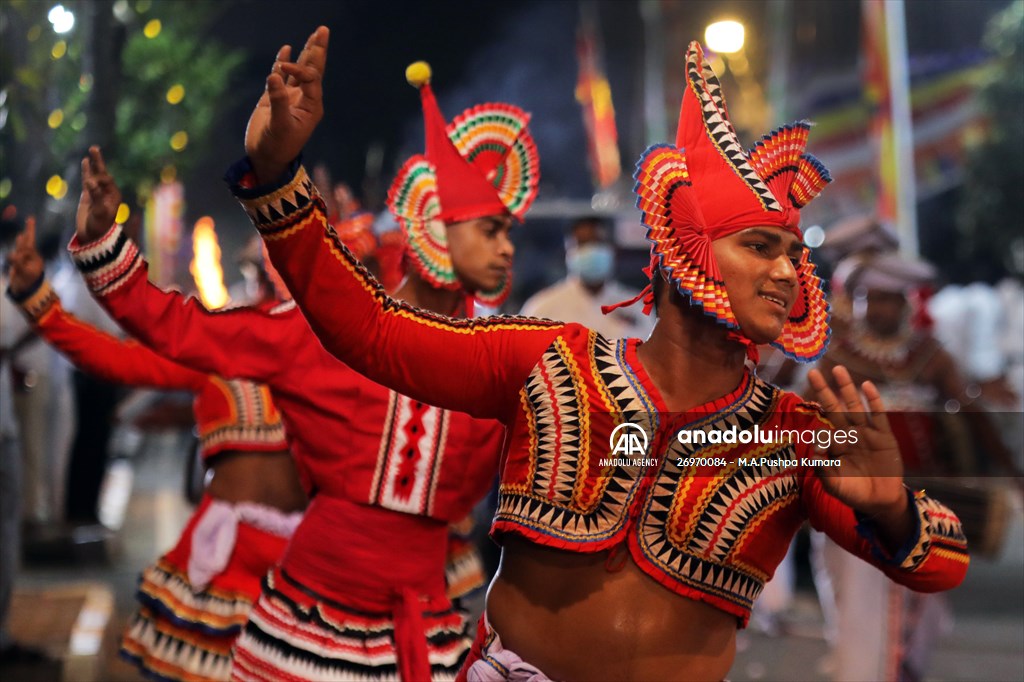 Navam Perahera religious procession in Sri Lanka