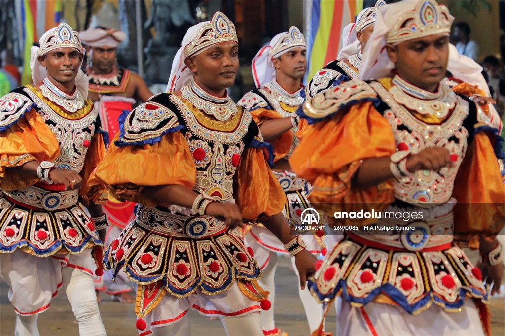 Navam Perahera religious procession in Sri Lanka