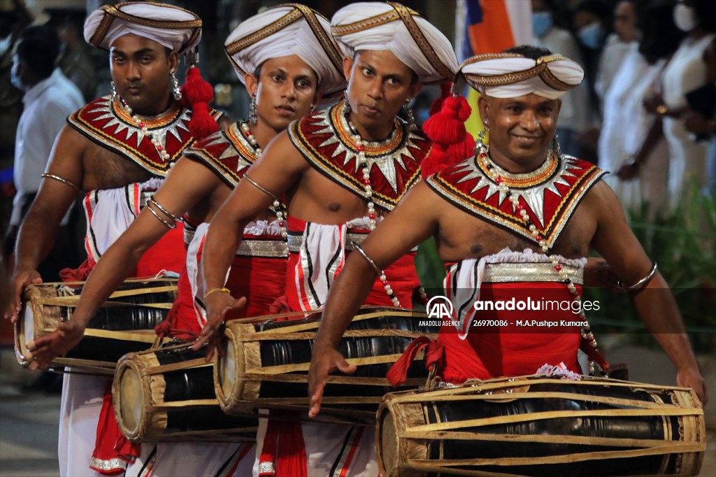 Navam Perahera religious procession in Sri Lanka