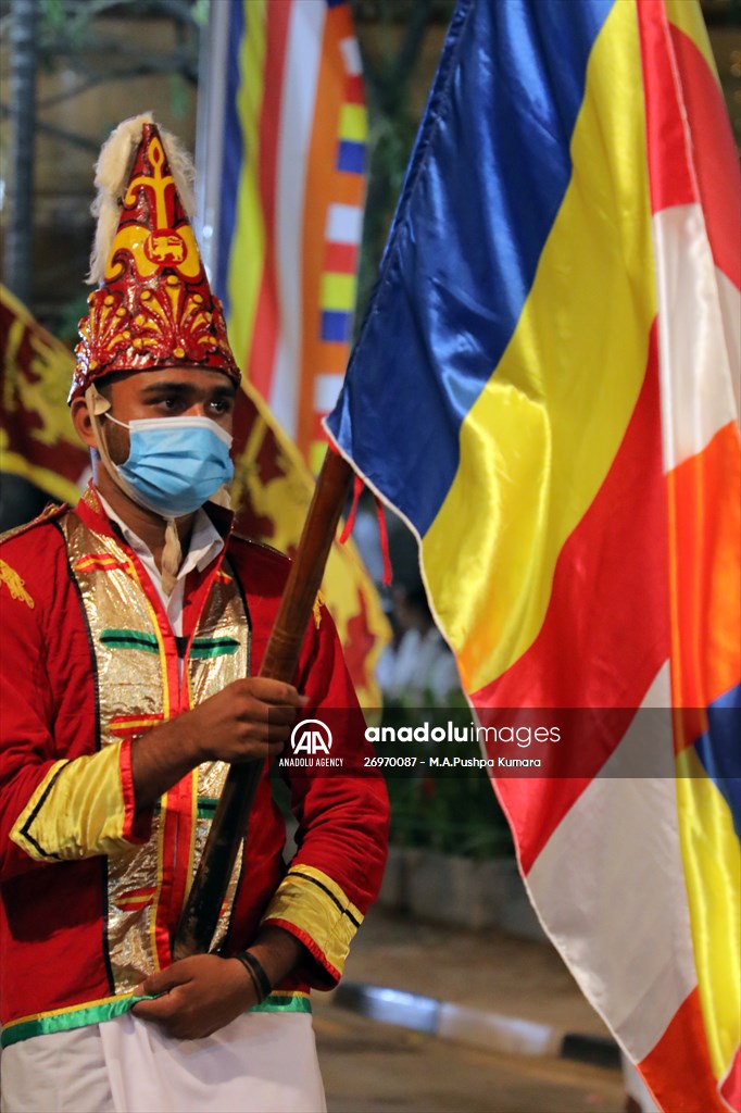 Navam Perahera religious procession in Sri Lanka