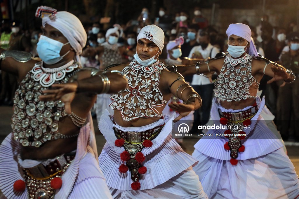 Navam Perahera religious procession in Sri Lanka